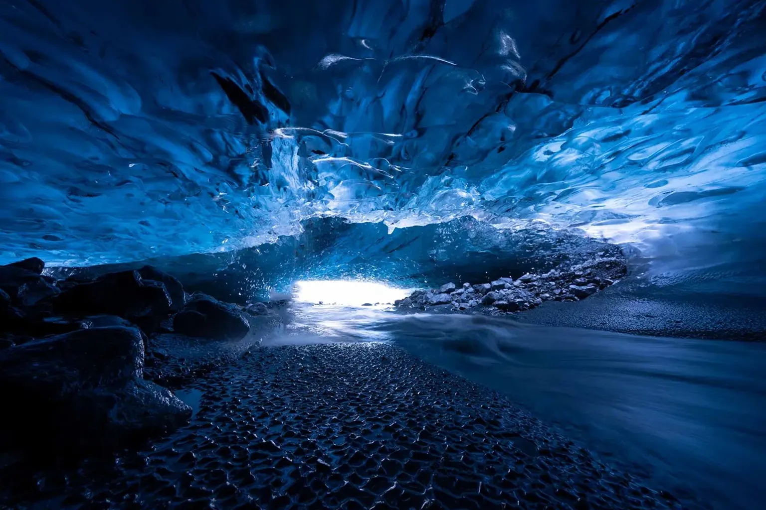 6. Blue Ice Cave and South Coast