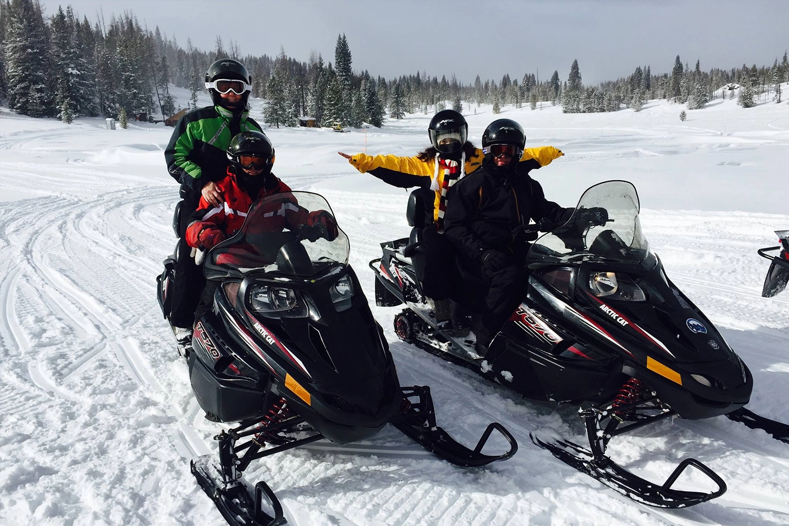Snowmobiling and Thunder Mountain Sports